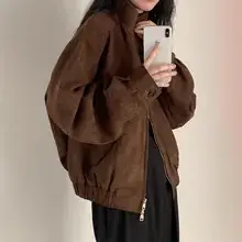 Women 2-Piece Zipper Hooded Shorts Suit Cream Summer — feature 31