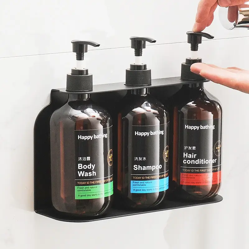 Hotel Hotel Non-Punch Soap Dispenser Bathroom Toilet Wall-Mounted Hand Sanitizer Box Body Soap Shampoo Bottle - Image 5