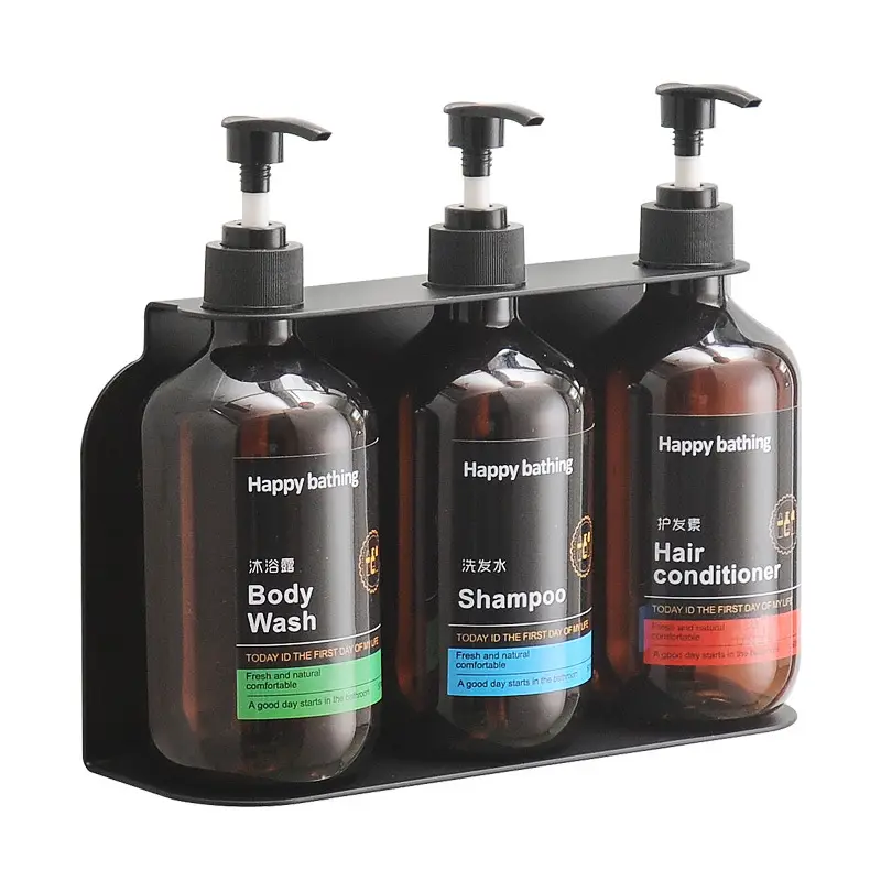 Hotel Hotel Non-Punch Soap Dispenser Bathroom Toilet Wall-Mounted Hand Sanitizer Box Body Soap Shampoo Bottle - Image 8