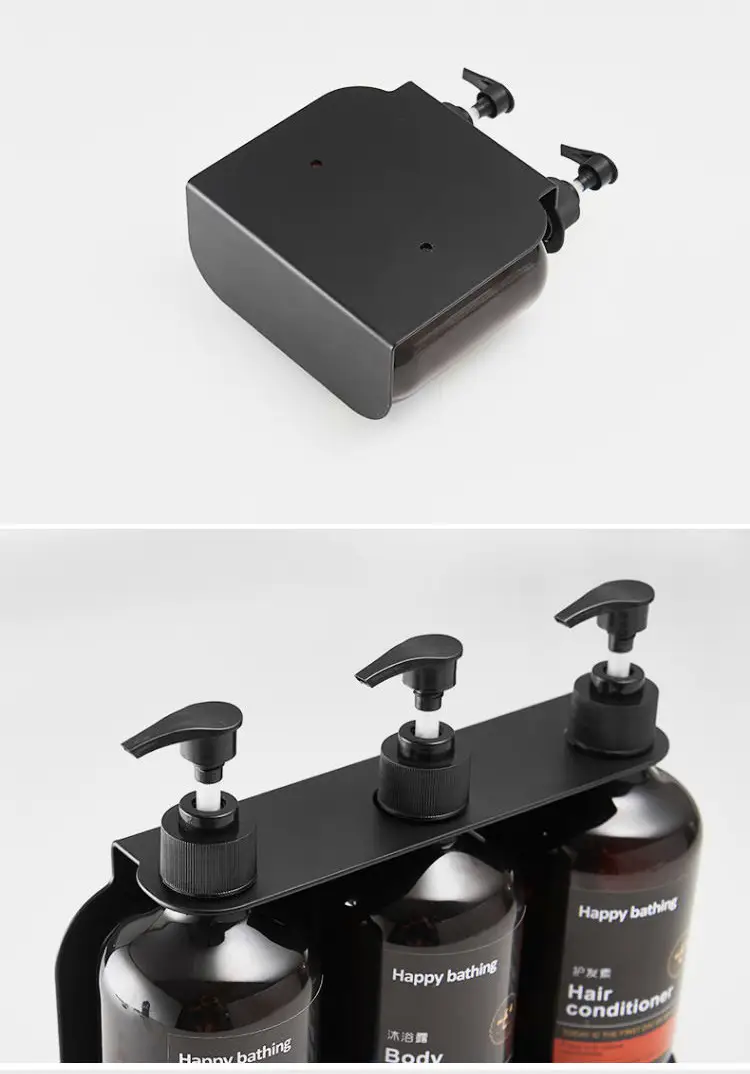 Hotel Hotel Non-Punch Soap Dispenser Bathroom Toilet Wall-Mounted Hand Sanitizer Box Body Soap Shampoo Bottle — feature 13