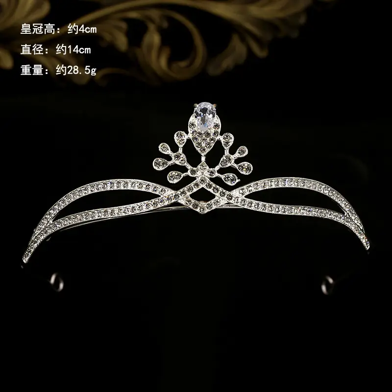 Cross-Border Bridal Crown Jewelry for Women - Image 2