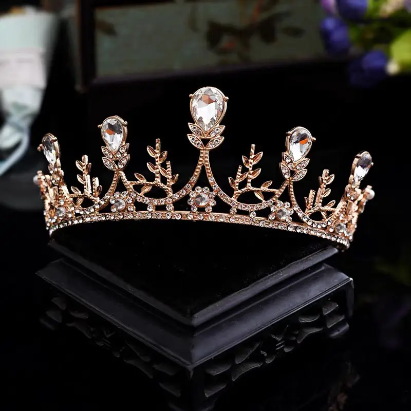 Cross-Border Bridal Crown Jewelry for Women - Image 12