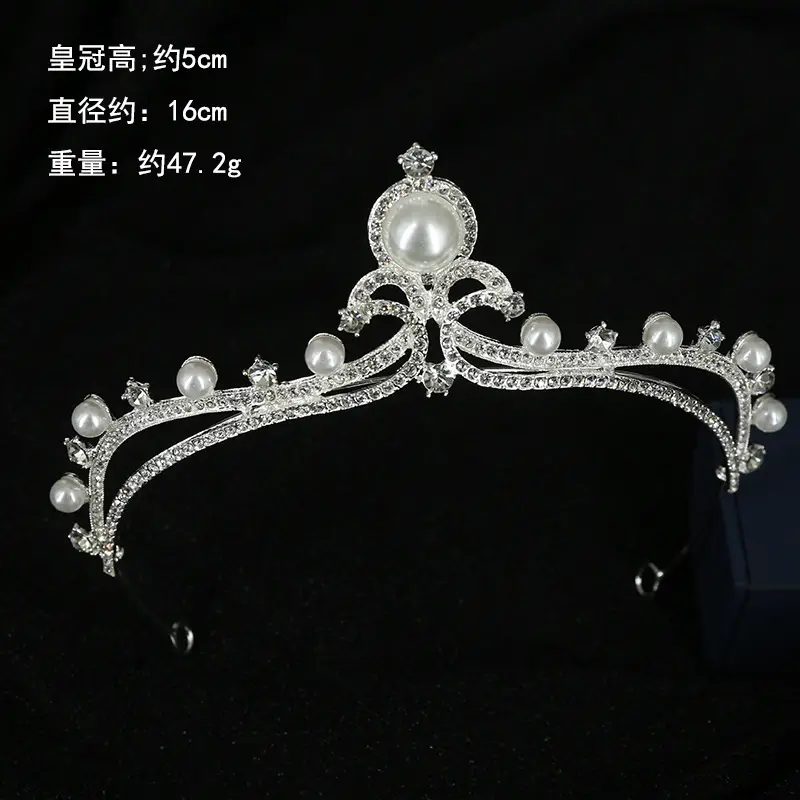 Cross-Border Bridal Crown Jewelry for Women - Image 5
