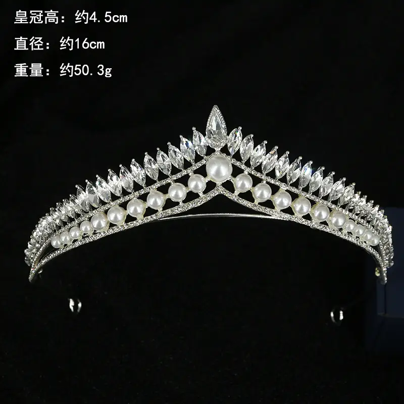 Cross-Border Bridal Crown Jewelry for Women - Image 7