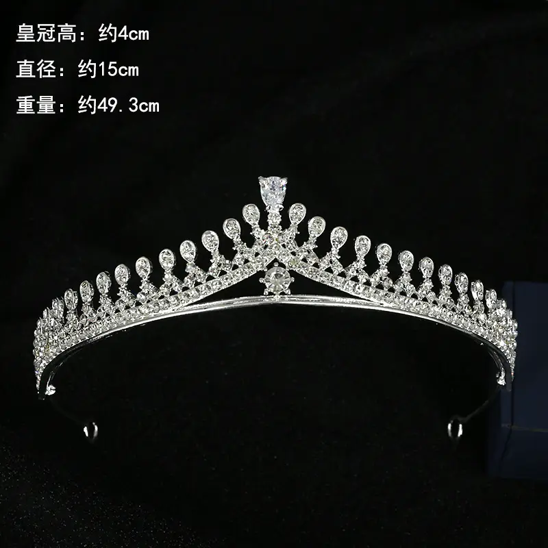 Cross-Border Bridal Crown Jewelry for Women - Image 9