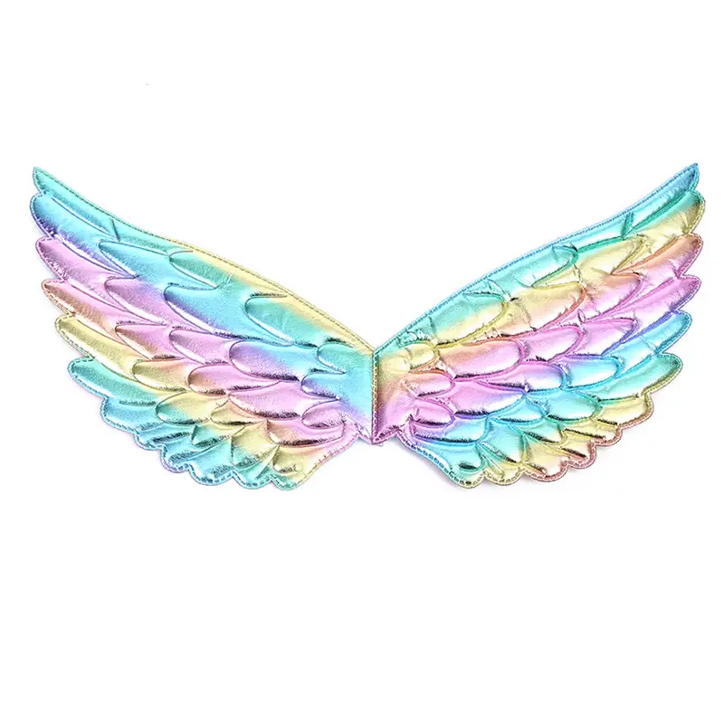 Angel Wings Hairband Set for Girls Rainbow Butterfly Headband - Image 2