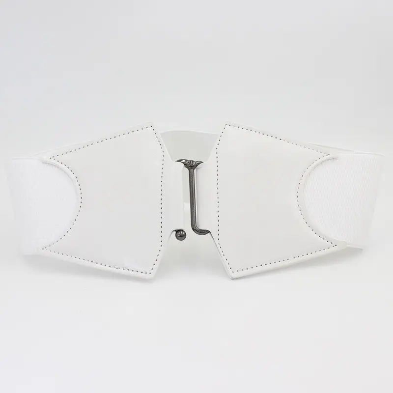 Women's Elastic Wide Waist Belt Black Brown 3 Sizes