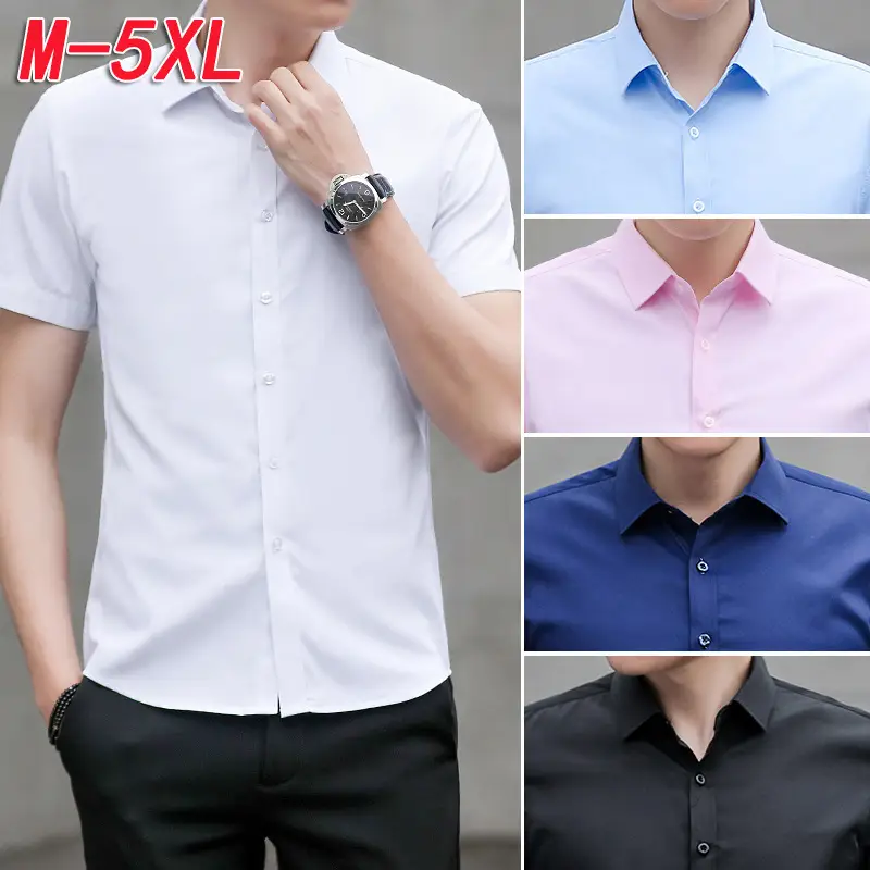 Men's Light Blue Slim Fitting Button Shirt - Image 12
