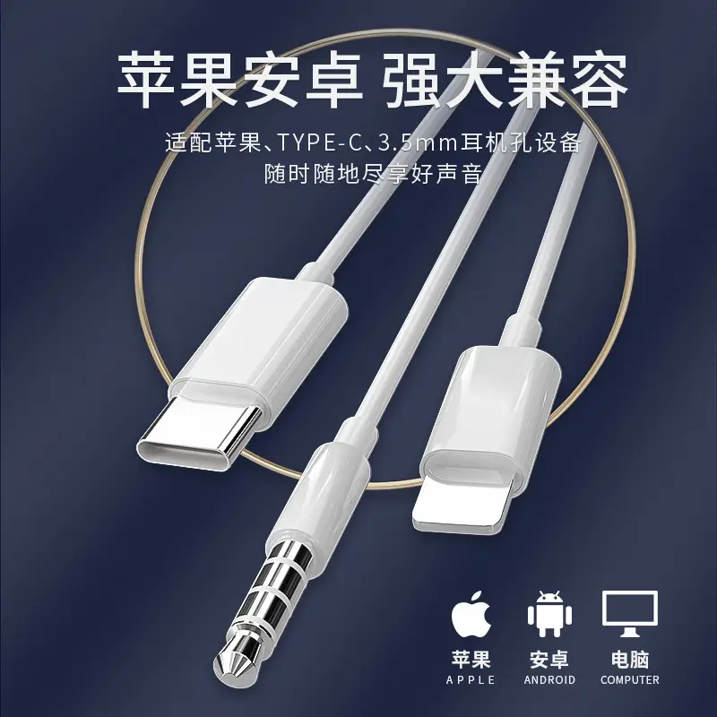 Wireless Earbuds with Lightning & Type-C Ports - Image 5