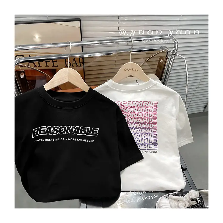 Kids Cotton T-Shirt Set Summer 2024 Korean Style — feature 6