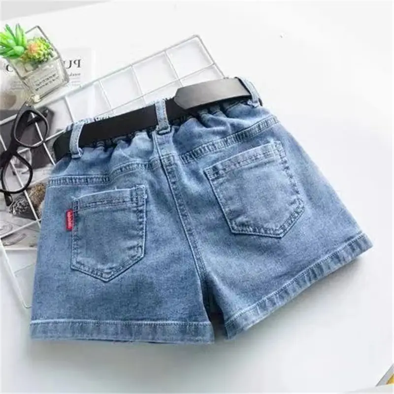 Women Denim Shorts Blue Casual Summer Wear