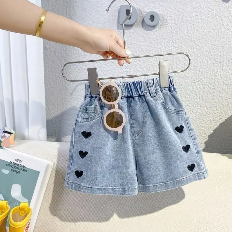 Women Denim Shorts Blue Casual Summer Wear — feature 1