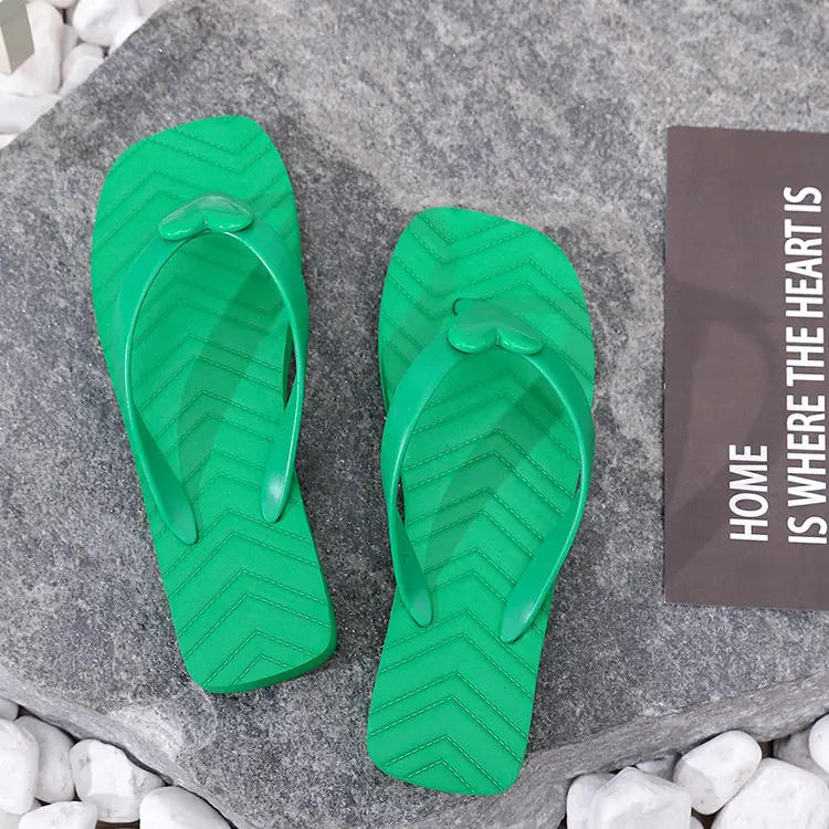 Blue Square Flip Flops Summer Casual Wear β feature 7