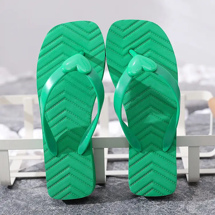 Blue Square Flip Flops Summer Casual Wear - Image 4