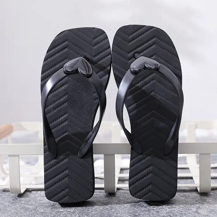 Blue Square Flip Flops Summer Casual Wear - Image 5