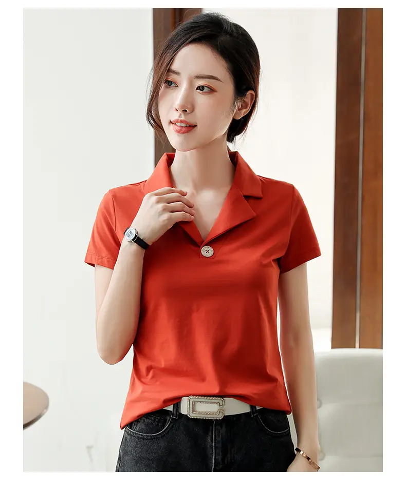 2025 Summer Women White Slim Fit Collar T-shirt Dress — feature 18