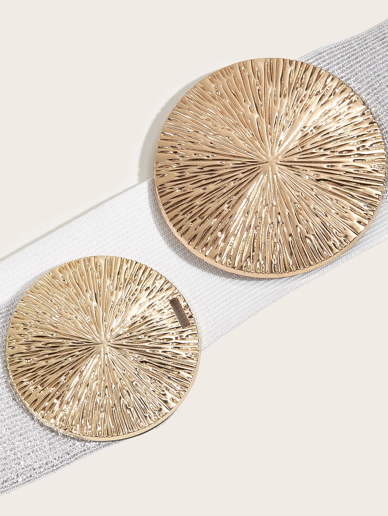 Golden Metallic Belt for Women's Dress Waist - Image 4