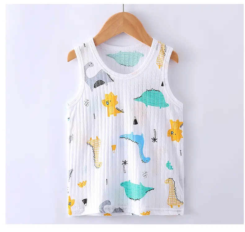 Children's Sleeveless Cotton Vest for Boys Girls Baby Size — feature 23