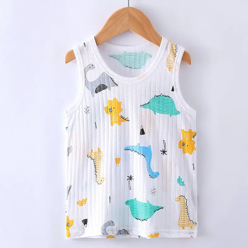 Children's Sleeveless Cotton Vest for Boys Girls Baby Size - Image 4