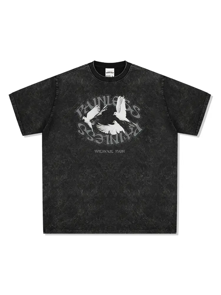 2023 Men's Short Sleeve T-Shirt White Graphic Print - Image 6