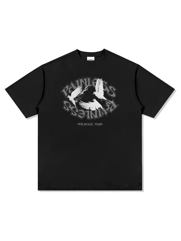 2023 Men's Short Sleeve T-Shirt White Graphic Print - Image 7