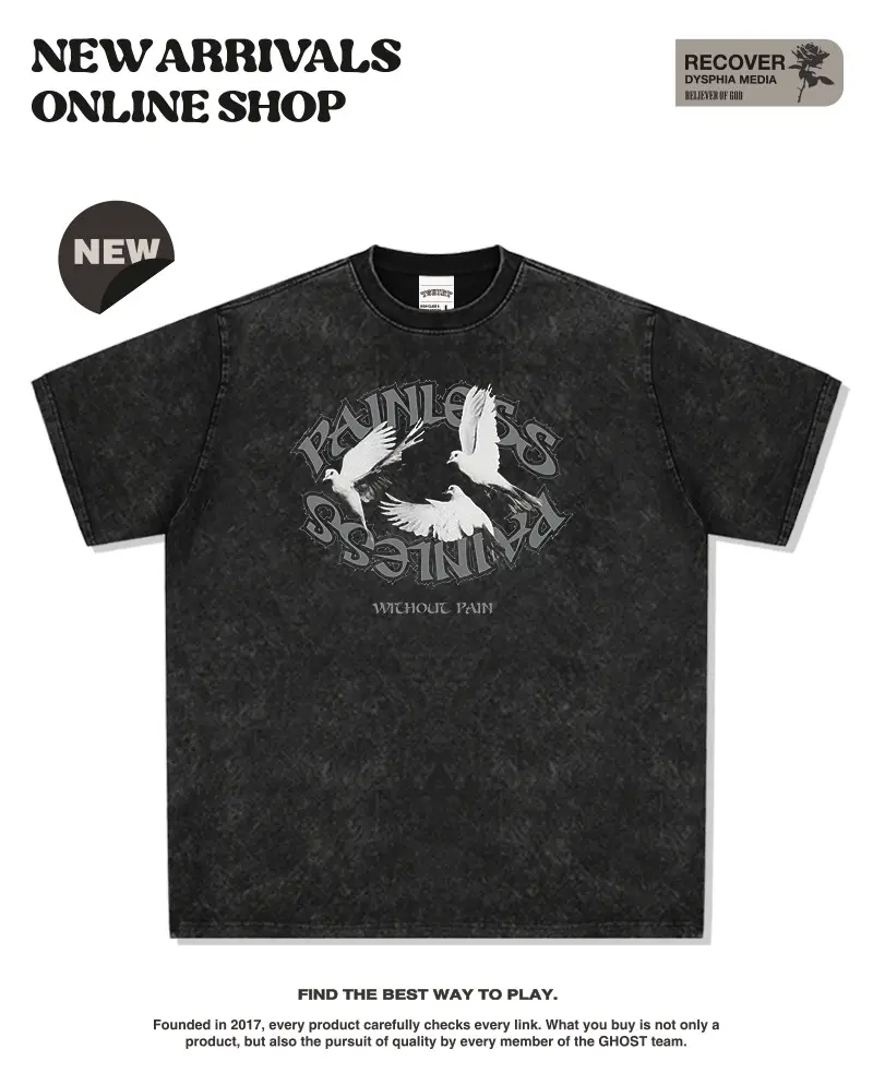 2023 Men's Short Sleeve T-Shirt White Graphic Print — feature 2