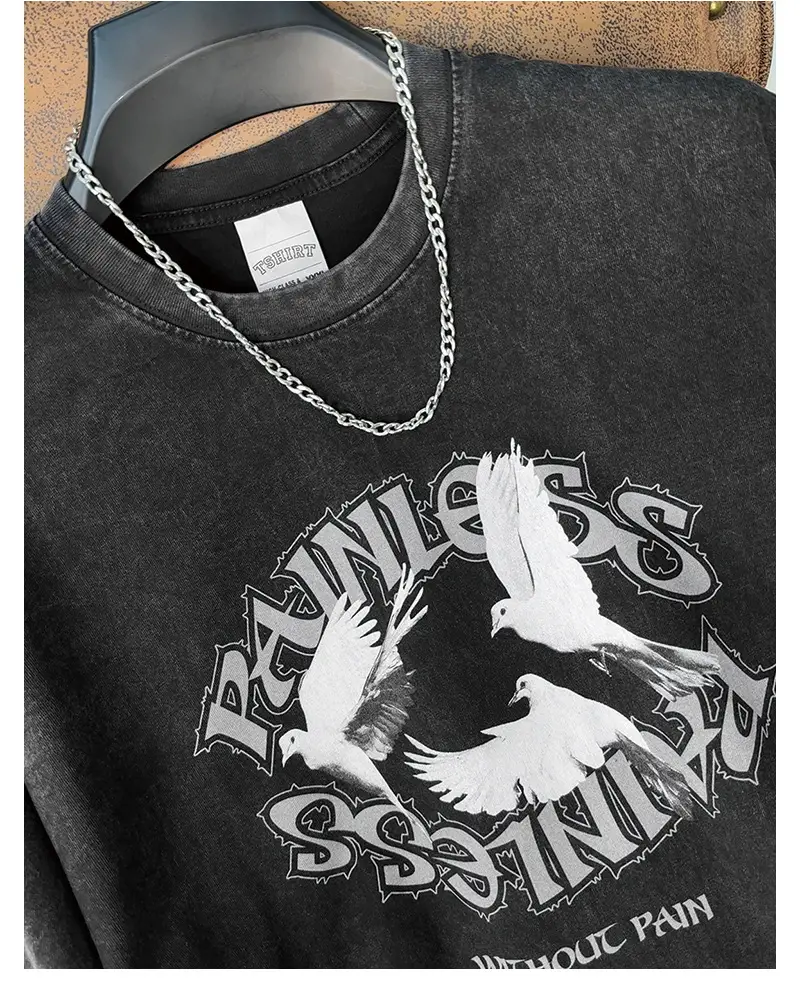 2023 Men's Short Sleeve T-Shirt White Graphic Print — feature 6