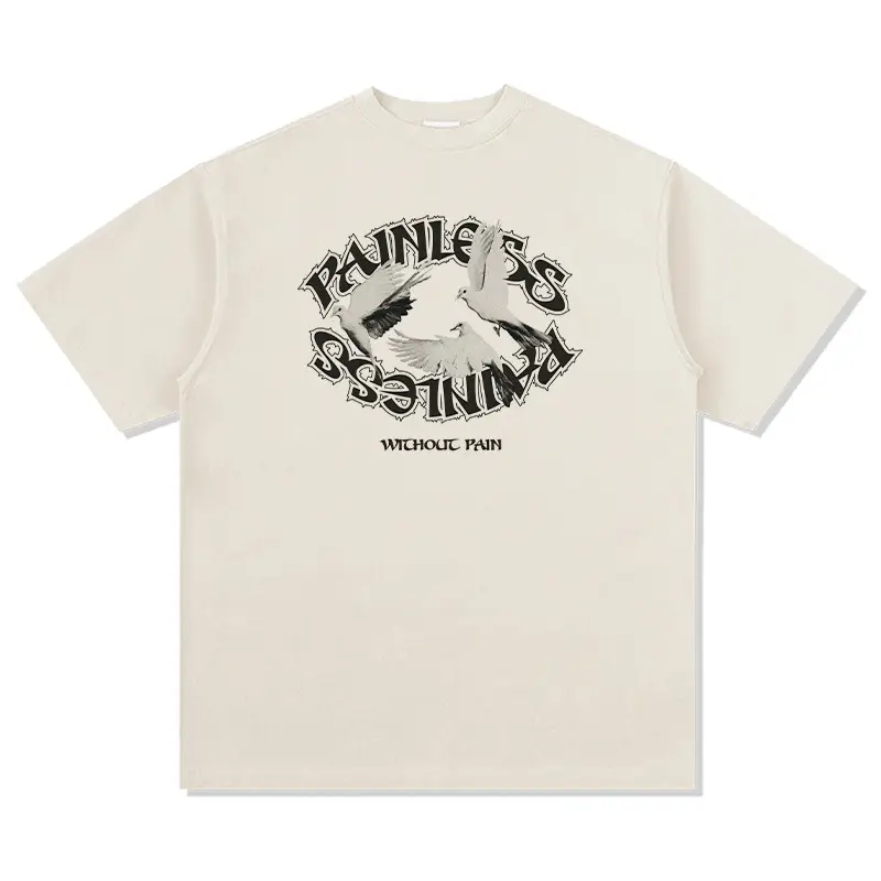2023 Men's Short Sleeve T-Shirt White Graphic Print - Image 3