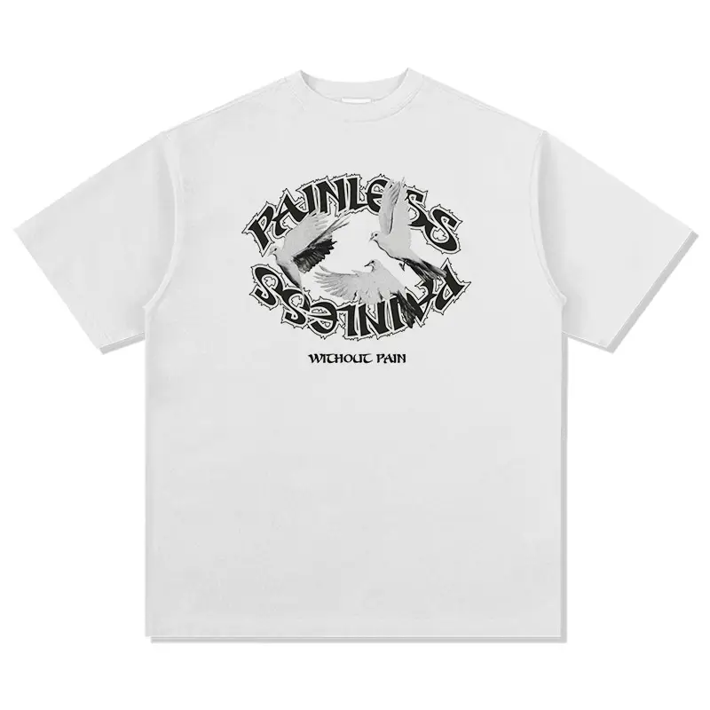 2023 Men's Short Sleeve T-Shirt White Graphic Print - Image 4