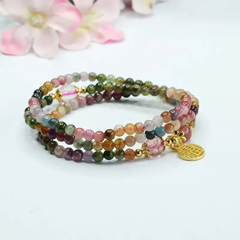 Multi-Layer Strawberry Crystal Bracelet for Women — feature 6