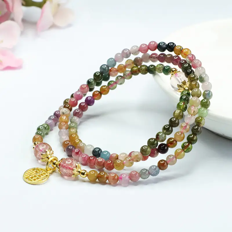 Multi-Layer Strawberry Crystal Bracelet for Women — feature 8
