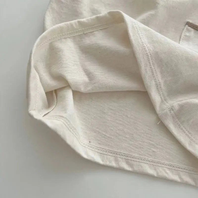 Korean Style Baby Sleeveless Suit Cream Brown — feature 12