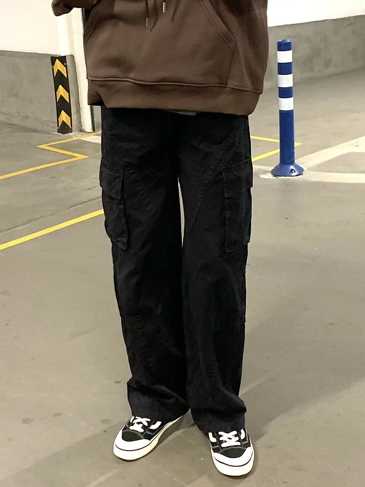 Men's Crane Pants Solid Color Winter Loose Trendy Casual Pants — feature 3