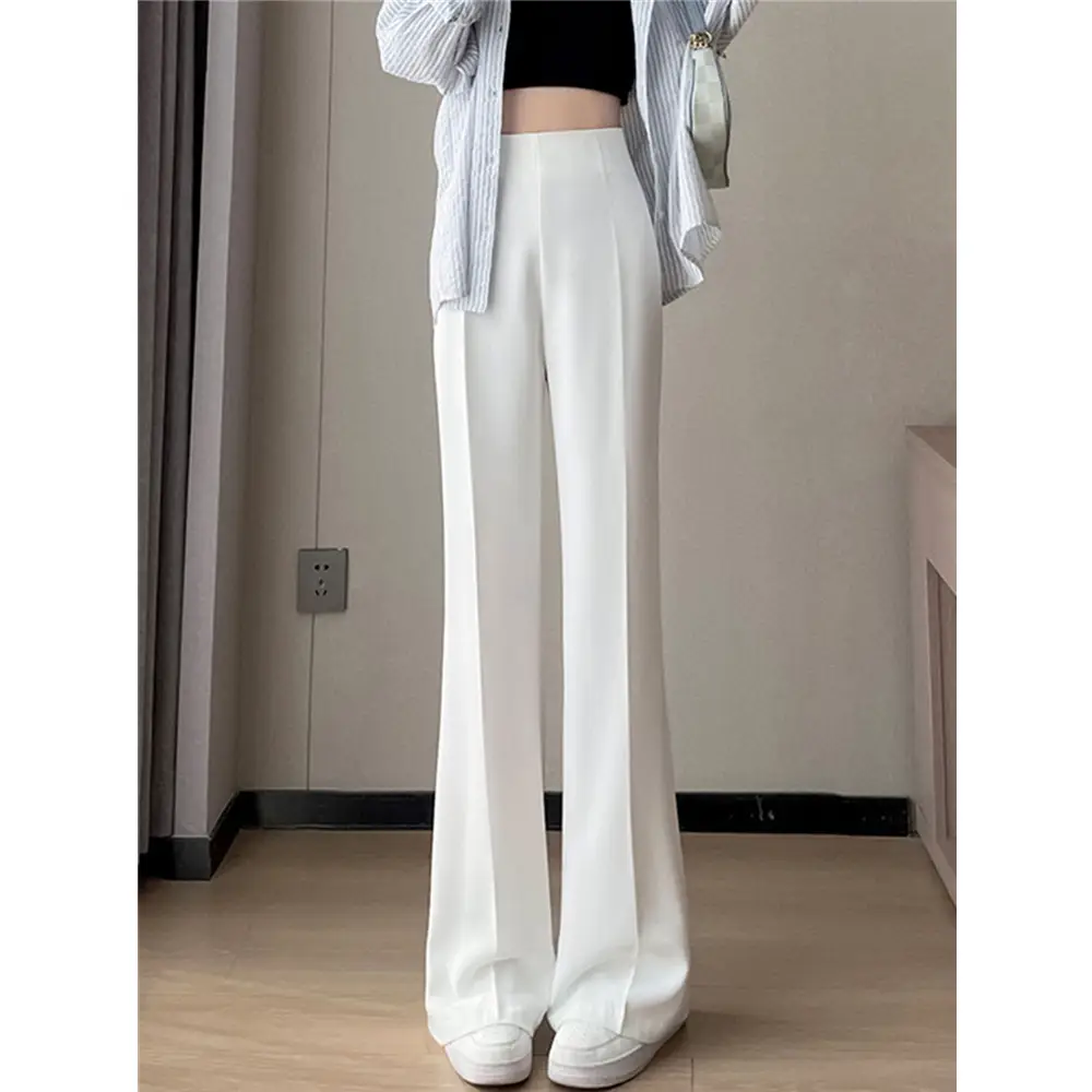 Wide Leg Pants Women Spring Summer Loose Slimming High Waist