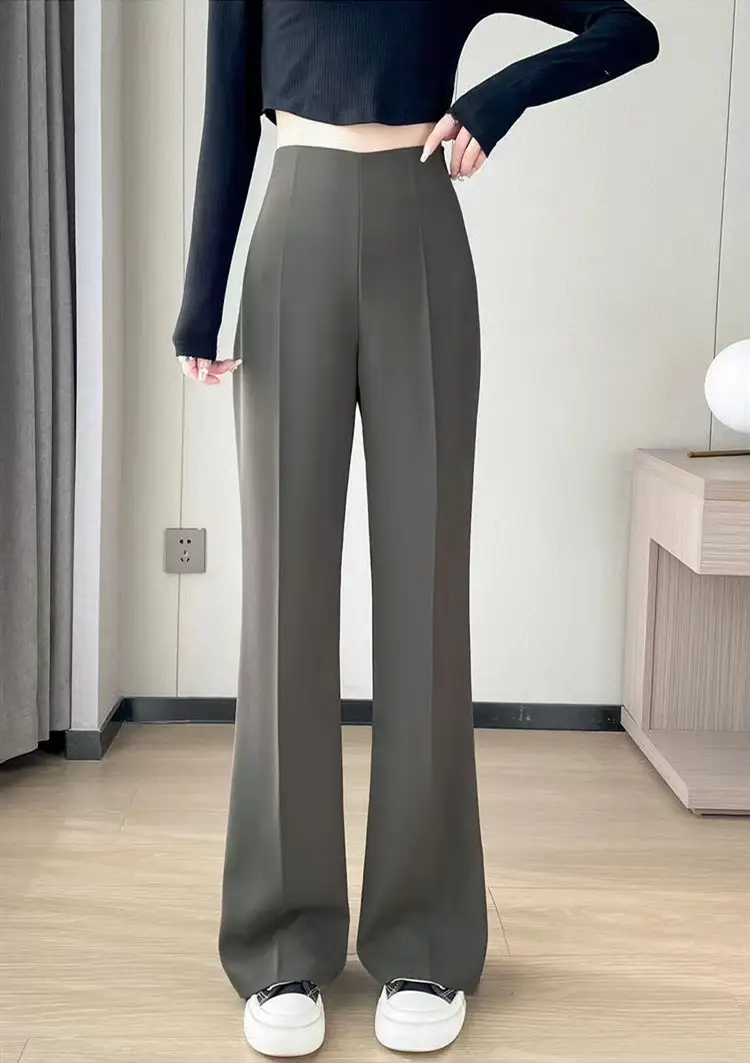Wide Leg Pants Women Spring Summer Loose Slimming High Waist — feature 12