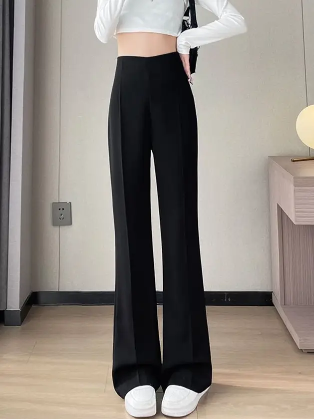 Wide Leg Pants Women Spring Summer Loose Slimming High Waist — feature 16