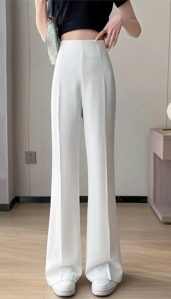 Wide Leg Pants Women Spring Summer Loose Slimming High Waist — feature 21