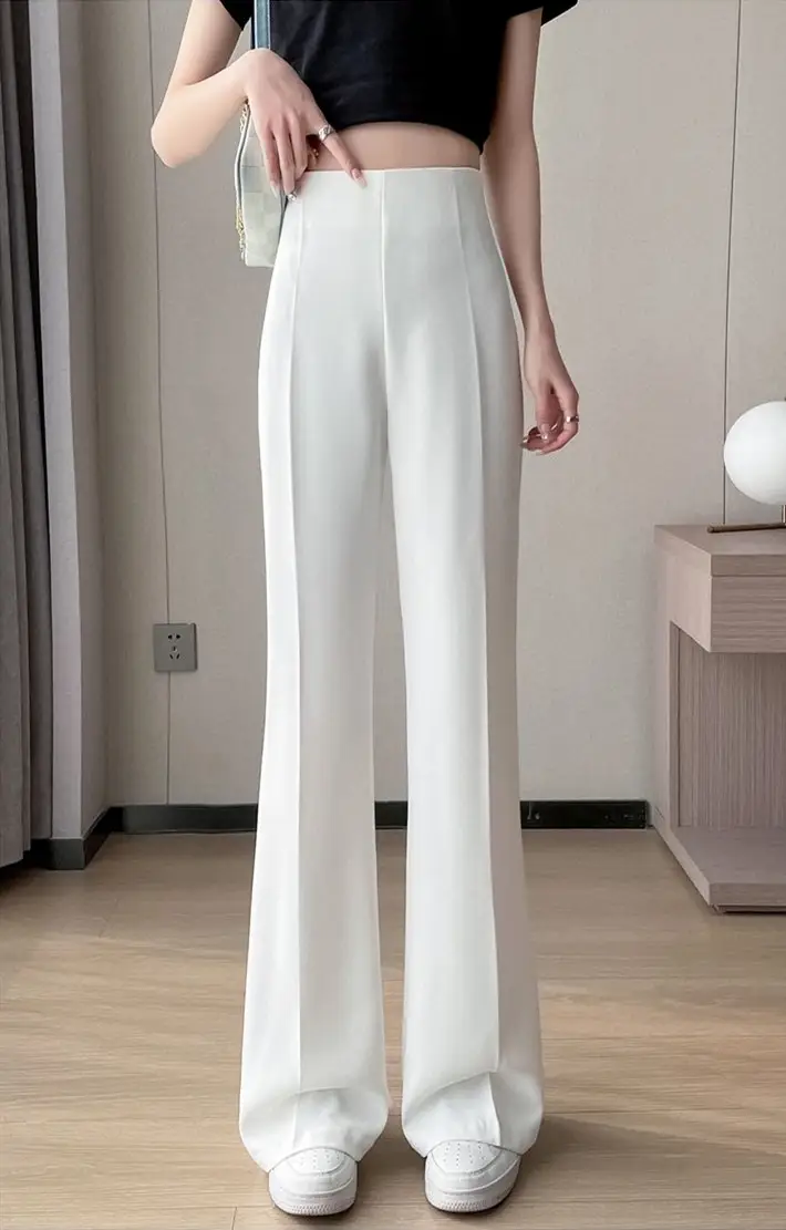 Wide Leg Pants Women Spring Summer Loose Slimming High Waist — feature 22