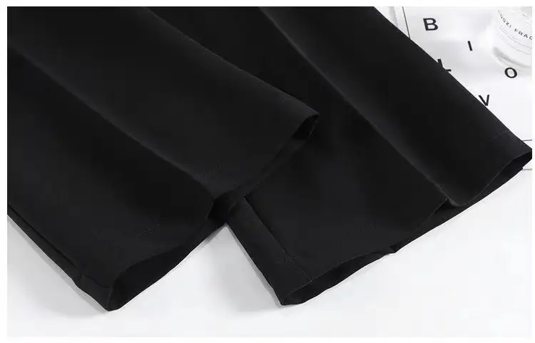 Wide Leg Pants Women Spring Summer Loose Slimming High Waist — feature 25