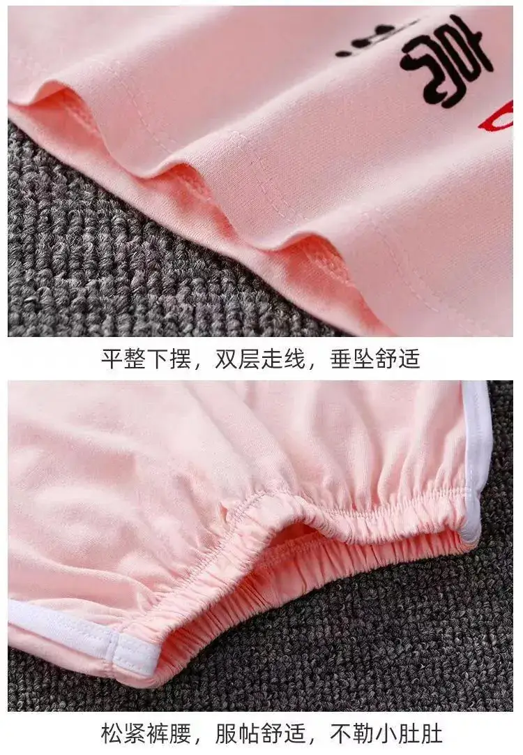 Children's short sleeve suit cotton summer new boys suit Korean baby clothes girls T-shirt children's clothing wholesale — feature 6