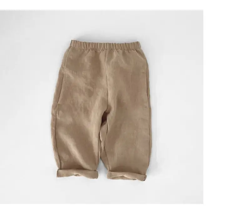 Korean Style Girls Linen Loose Pants Spring Summer — feature 14