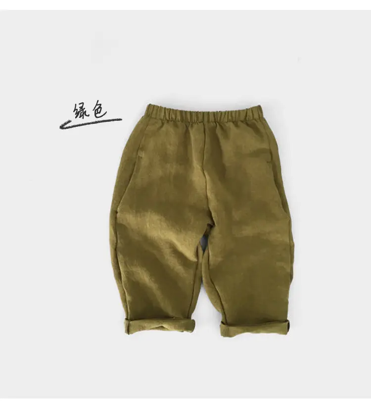 Korean Style Girls Linen Loose Pants Spring Summer — feature 22