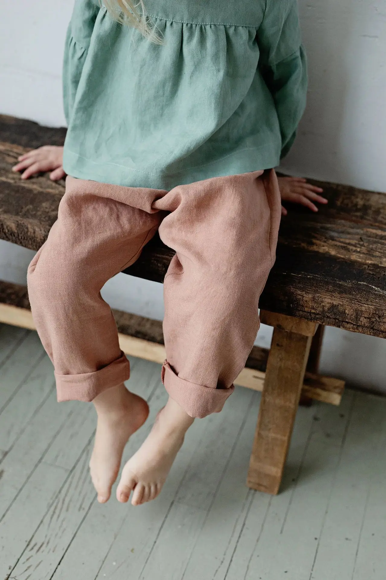 Korean Style Girls Linen Loose Pants Spring Summer — feature 23