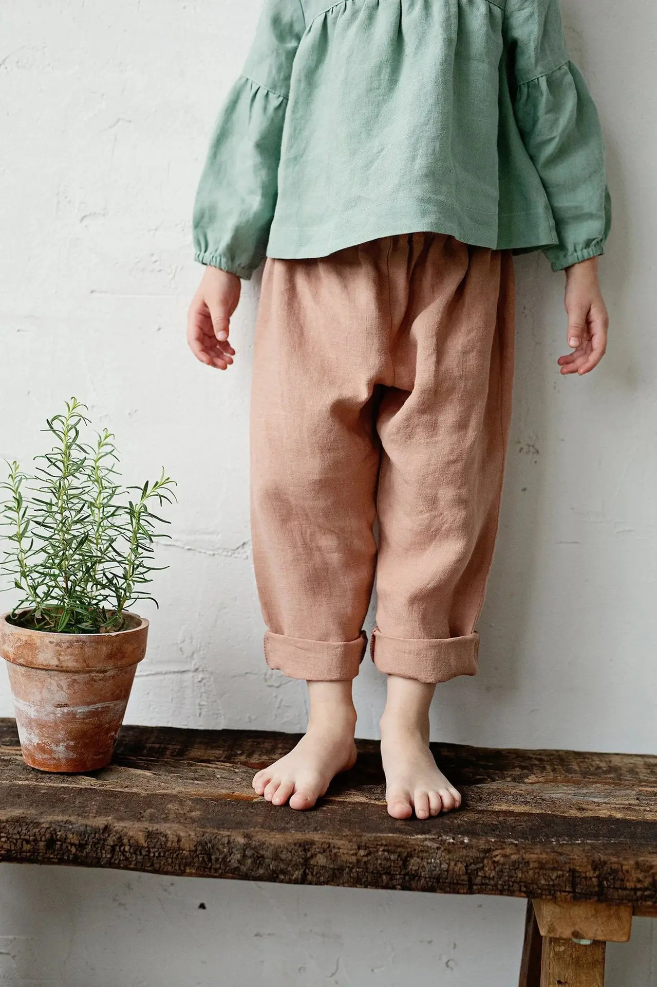 Korean Style Girls Linen Loose Pants Spring Summer — feature 24