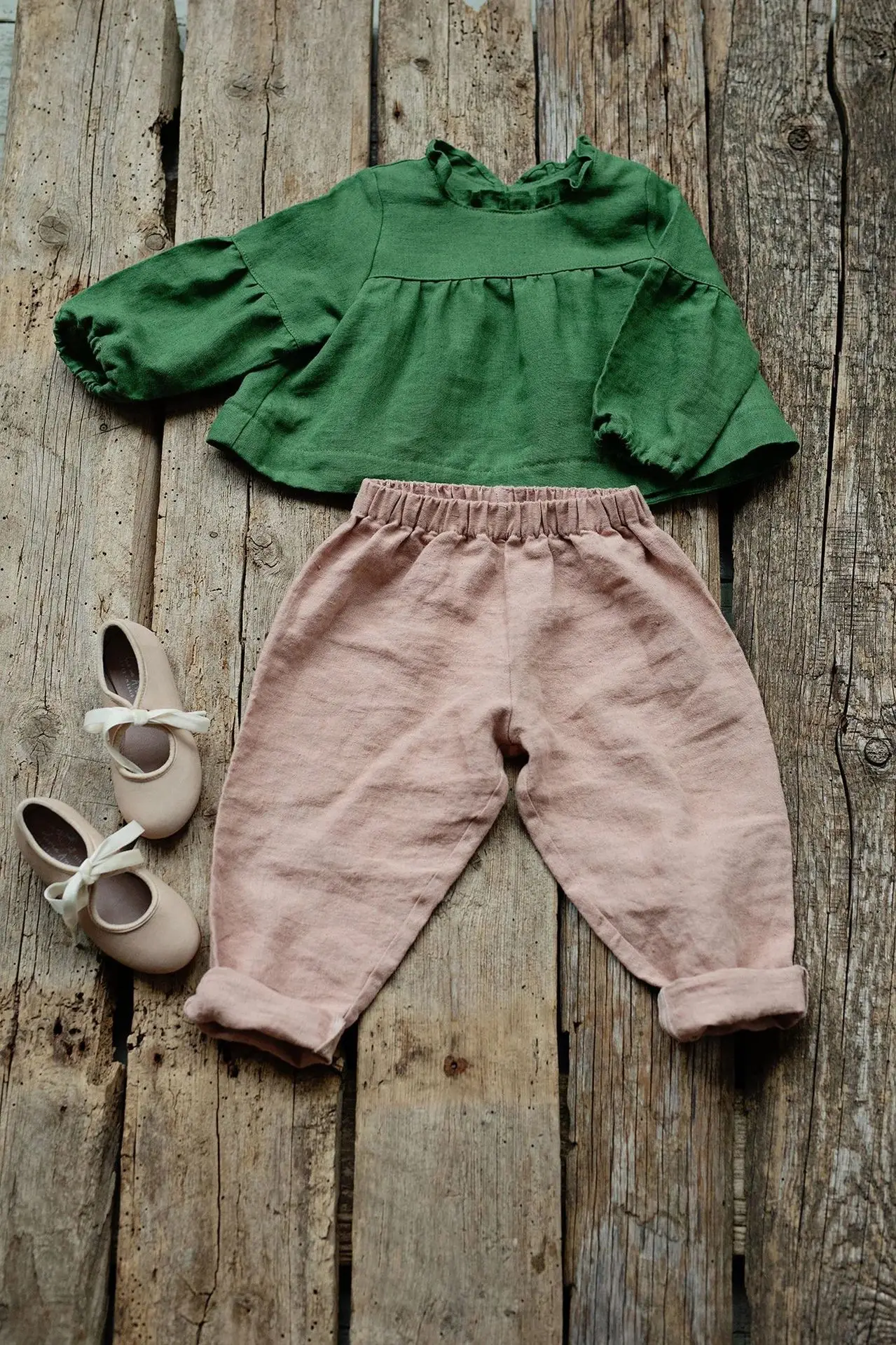 Korean Style Girls Linen Loose Pants Spring Summer — feature 27