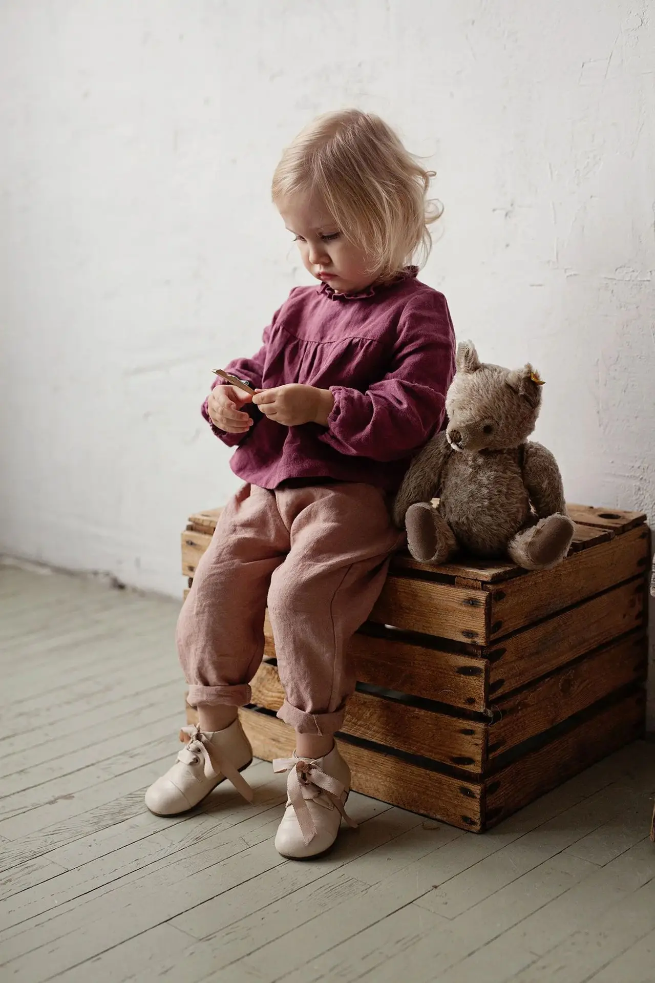 Korean Style Girls Linen Loose Pants Spring Summer — feature 28