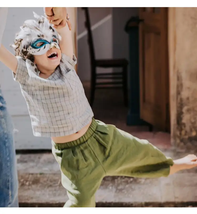 Korean Style Girls Linen Loose Pants Spring Summer — feature 47