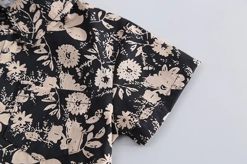 2023 Summer Korean Style Printed T-Shirt Set for Boys Girls — feature 7