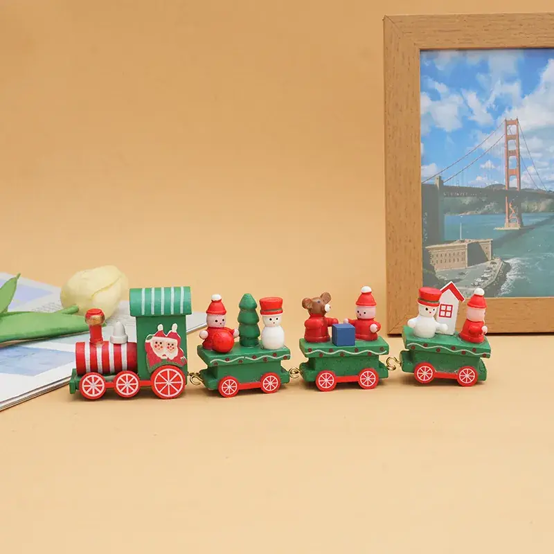 Wooden Cross-Country Train Decor for Kids Window — feature 5