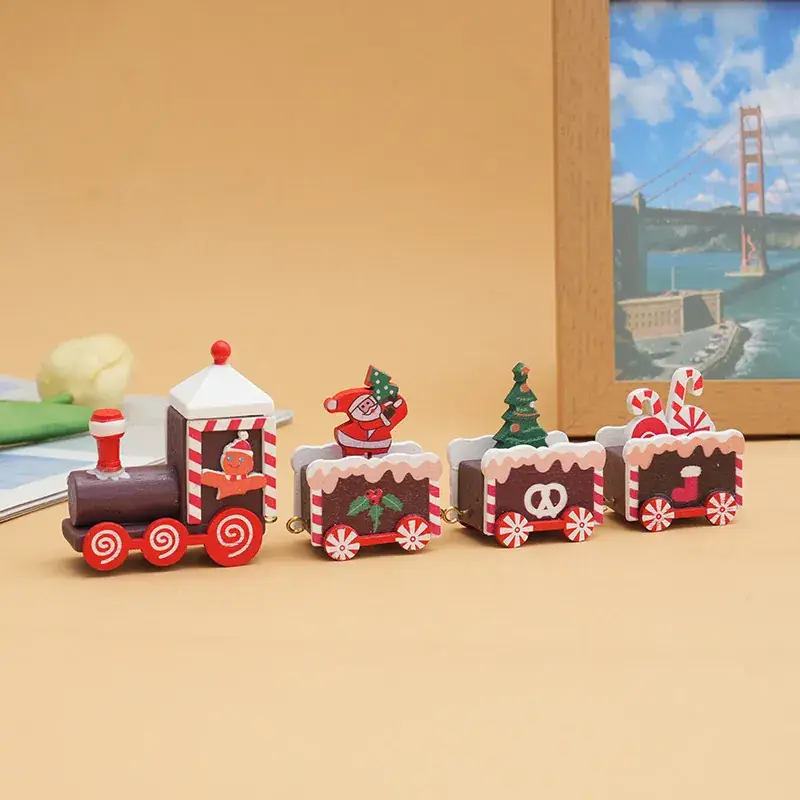 Wooden Cross-Country Train Decor for Kids Window — feature 7